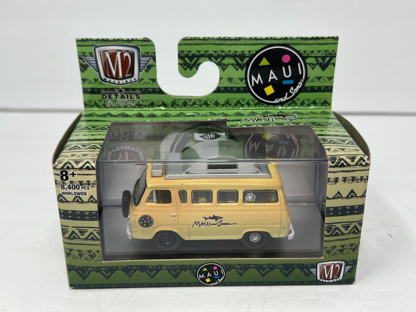 M2 Machines Maui and Sons 1965 Ford Econoline Camper Van R67 1:64 Diecast