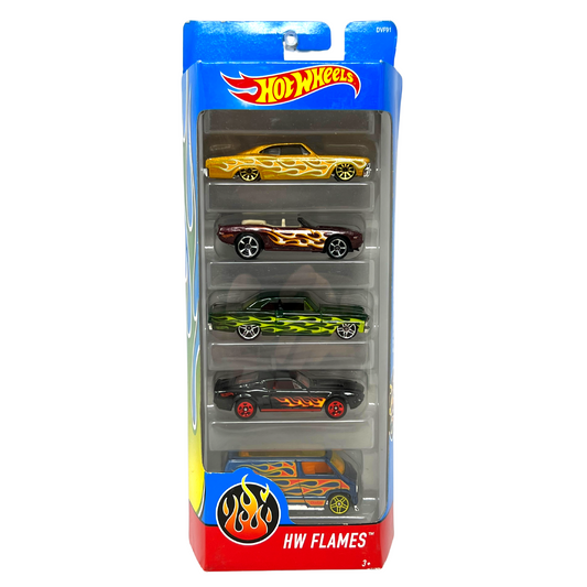 Hot Wheels 2016 HW Flames 5-Car Set 1:64 Diecast