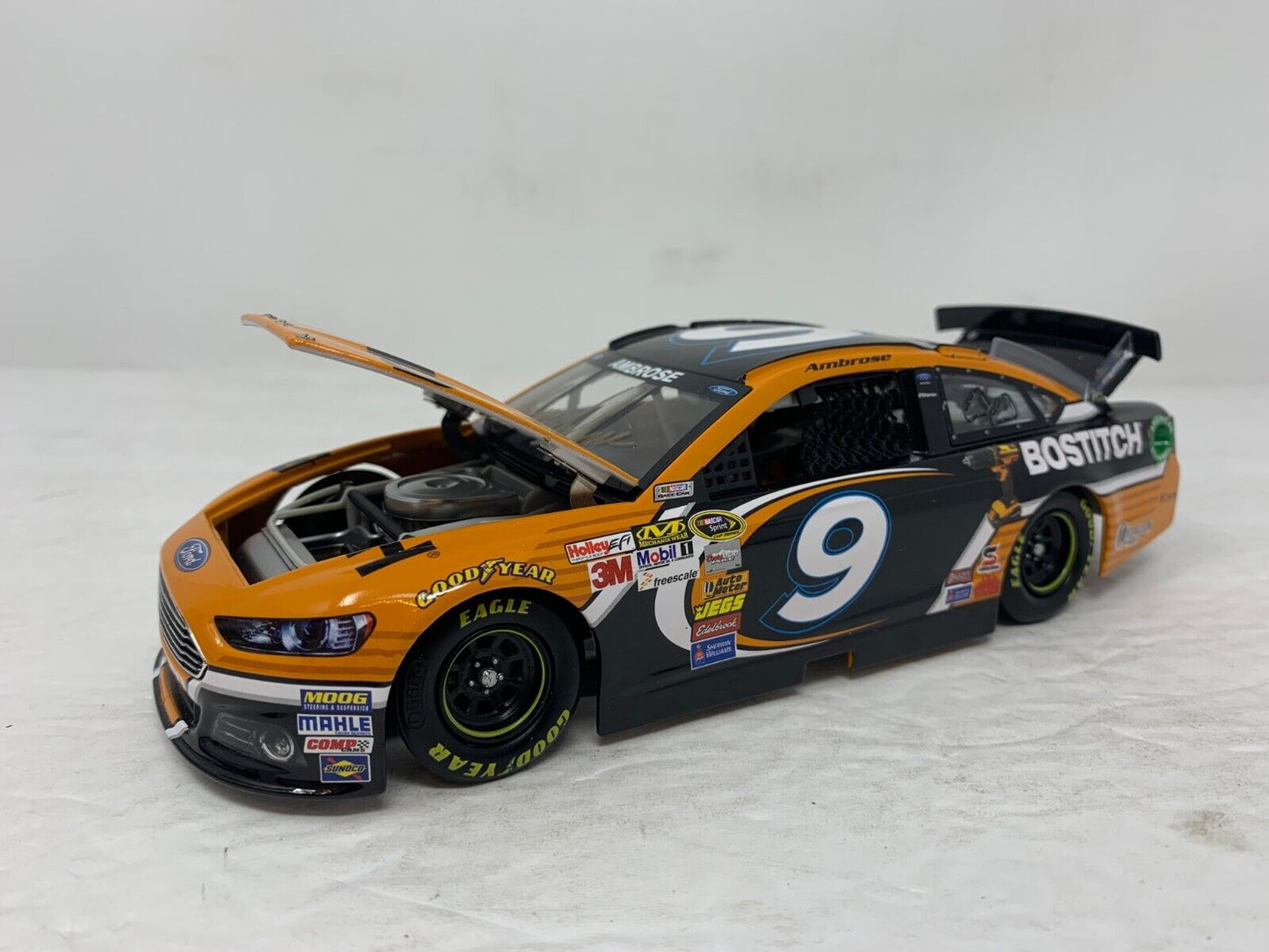 Lionel Nascar #9 Marcos Ambrose Bostitch Autographed Fusion 1:24 Diecast 1 of 48