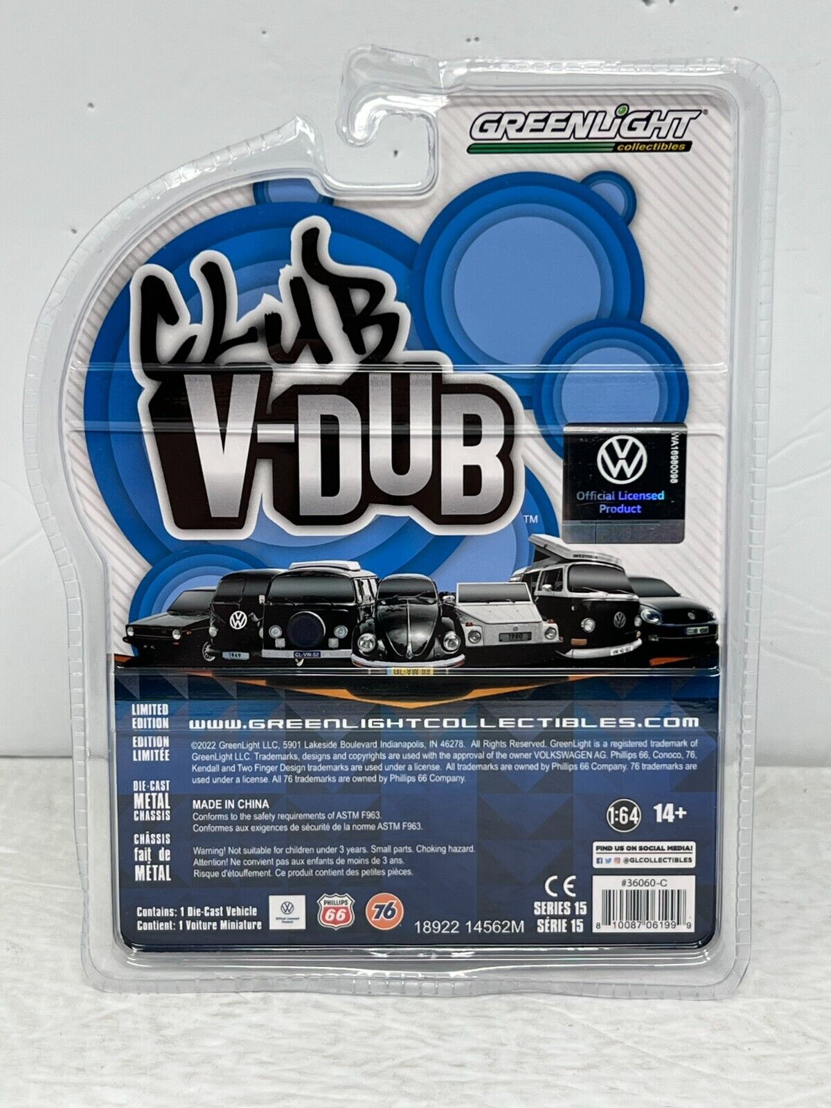 Greenlight Club V-Dub 1974 Volkswagen Type 181 "The Thing" 1:64 Diecast