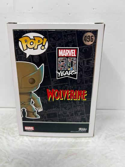 Funko Pop! Marvel 80 Years #496 Wolverine (Patina) Target Exclusive Bobble-head