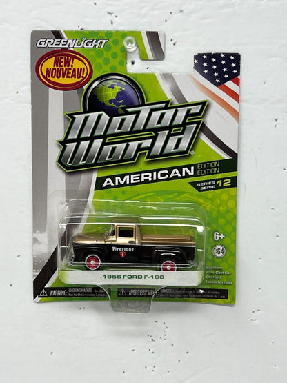 Greenlight Motor World American 1956 Ford F-100 1:64 Diecast