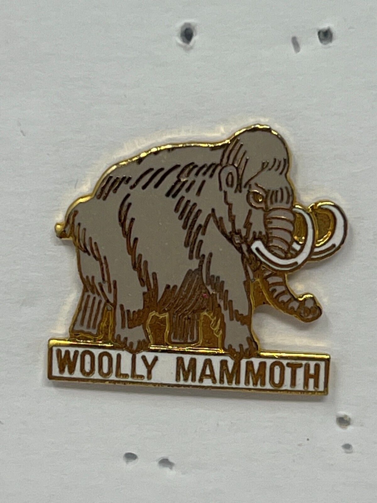 Woolly Mammoth Animal Lapel Pin P1