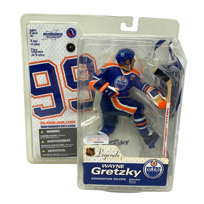 Mcfarlane NHL Wayne Gretzky Edmonton Oilers Blue Jersey Legends Series 2 Figure