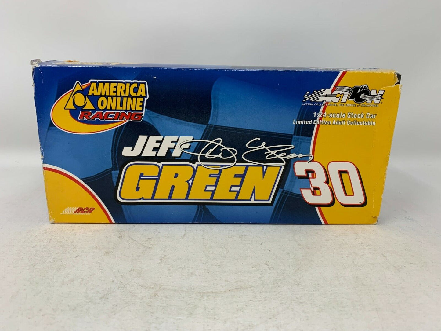 Action Nascar #30 Jeff Green AOL 2002 Monte Carlo 1:24 Diecast Track Auto