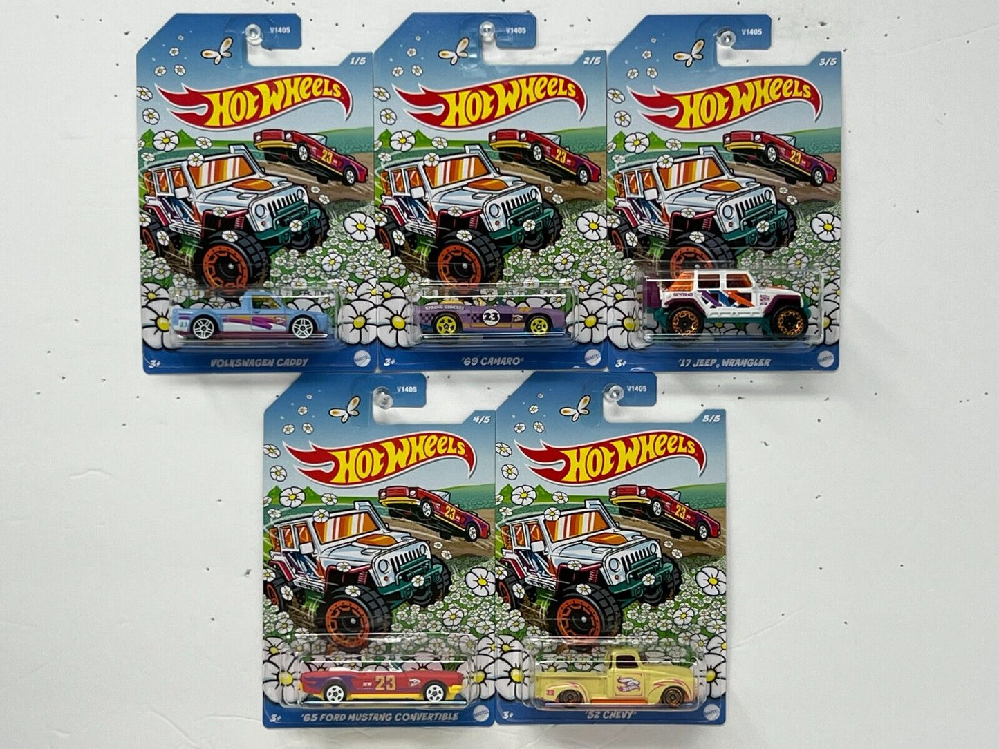 Hot Wheels Spring Easter Collection 1:64 Diecast Complete Set of 5