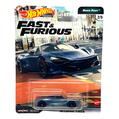 Hot Wheels Premium Euro Fast Fast & Furious McLaren 720S 1:64 Diecast