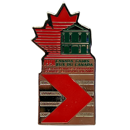 1991 Canada Games Prince Edward Island Olympics Lapel Pin P2