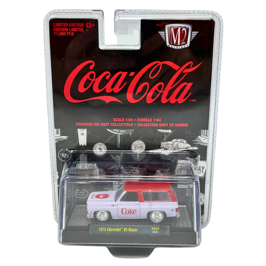 M2 Machines Coca-Cola 1973 Chevrolet K5 Blazer HS01 1:64 Diecast