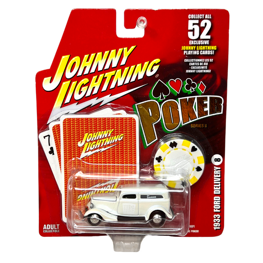 Johnny Lightning Poker 1933 Ford Delivery 1:64 Diecast