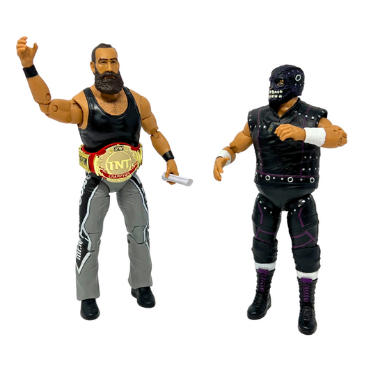 AEW Mr. Brodie Lee & Uno Evil Unmatched Collection Jazwares Wrestling Action Figures