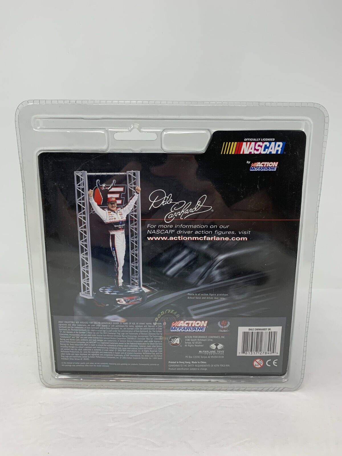 Action Nascar #3 Dale Earnhardt Sr. Legacy 1:24 Diecast & McFarlane Figure