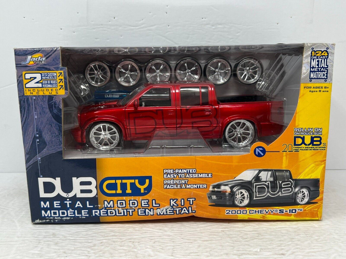 Jada Dub City 2000 Chevy S-10 1:24 Diecast Metal Model Kit