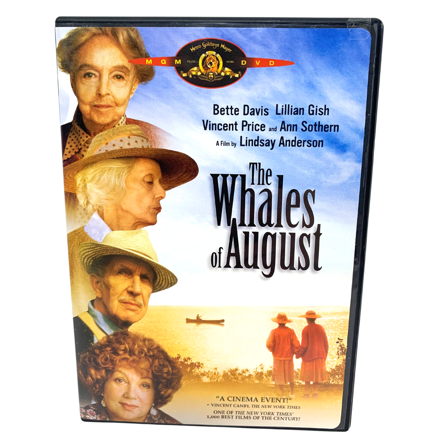 The Whales of August (DVD, 2003) Bette Davis Lillian Gish Drama Good Condition!!