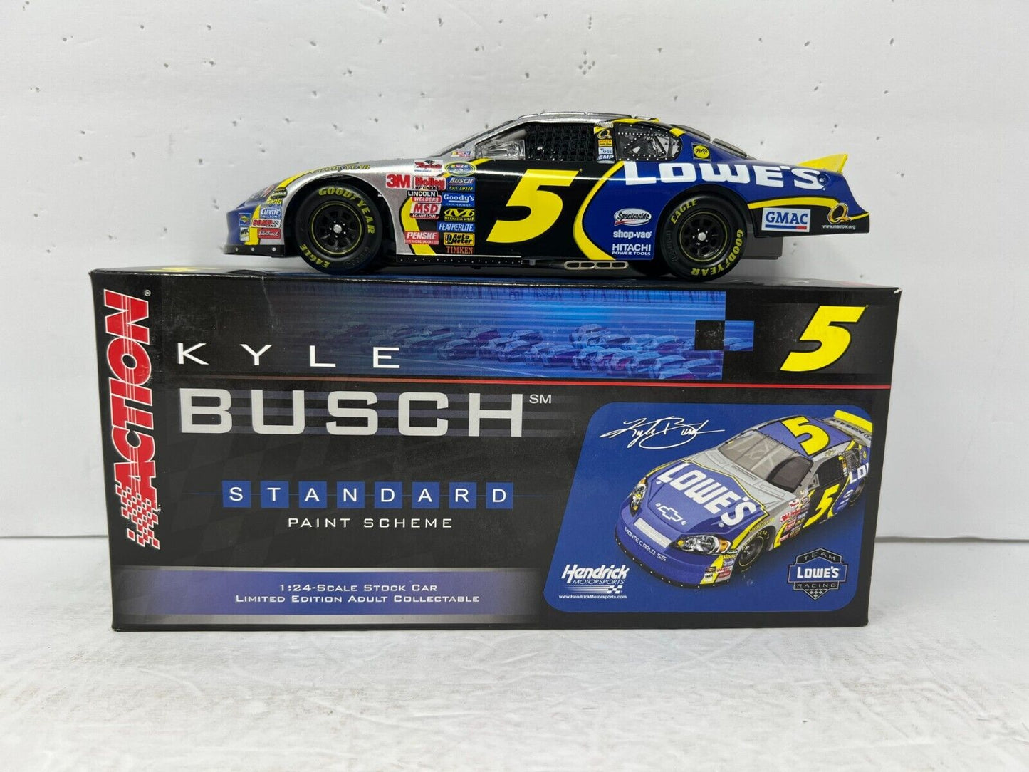 Action RCCA Nascar #5 Kyle Busch Lowe's 2006 Monte Carlo Club Car 1:24 Diecast