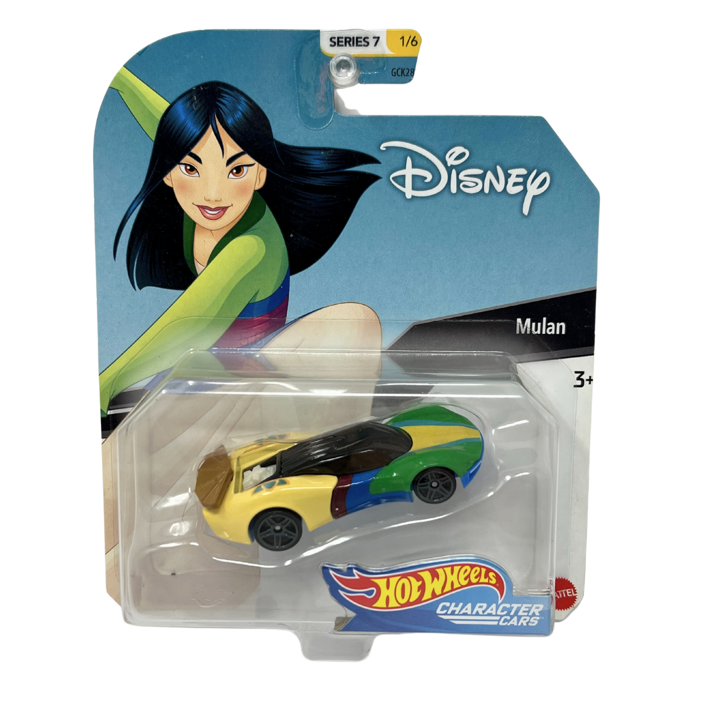 Hot Wheels Disney Character Cars Mulan Mattel 1:64 Diecast