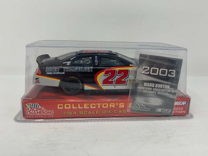 Racing Champions Nascar Ward Burton #22 CAT Chase the Race 1:24 Diecast