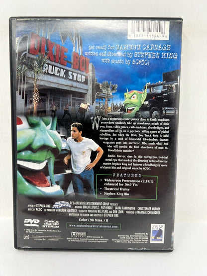 Maximum Overdrive (DVD, 2001) Stephen King Emilio Estevez Horror Good Condition!