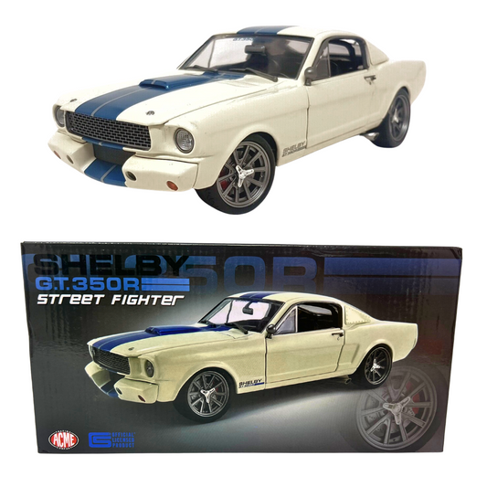 ACME Ford 1965 Mustang Shelby GT350R Street Fighter 1:18 Diecast