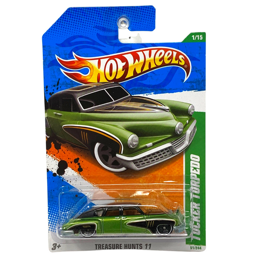 Hot Wheels Treasure Hunts 11 Tucker Torpedo 1:64 Diecast