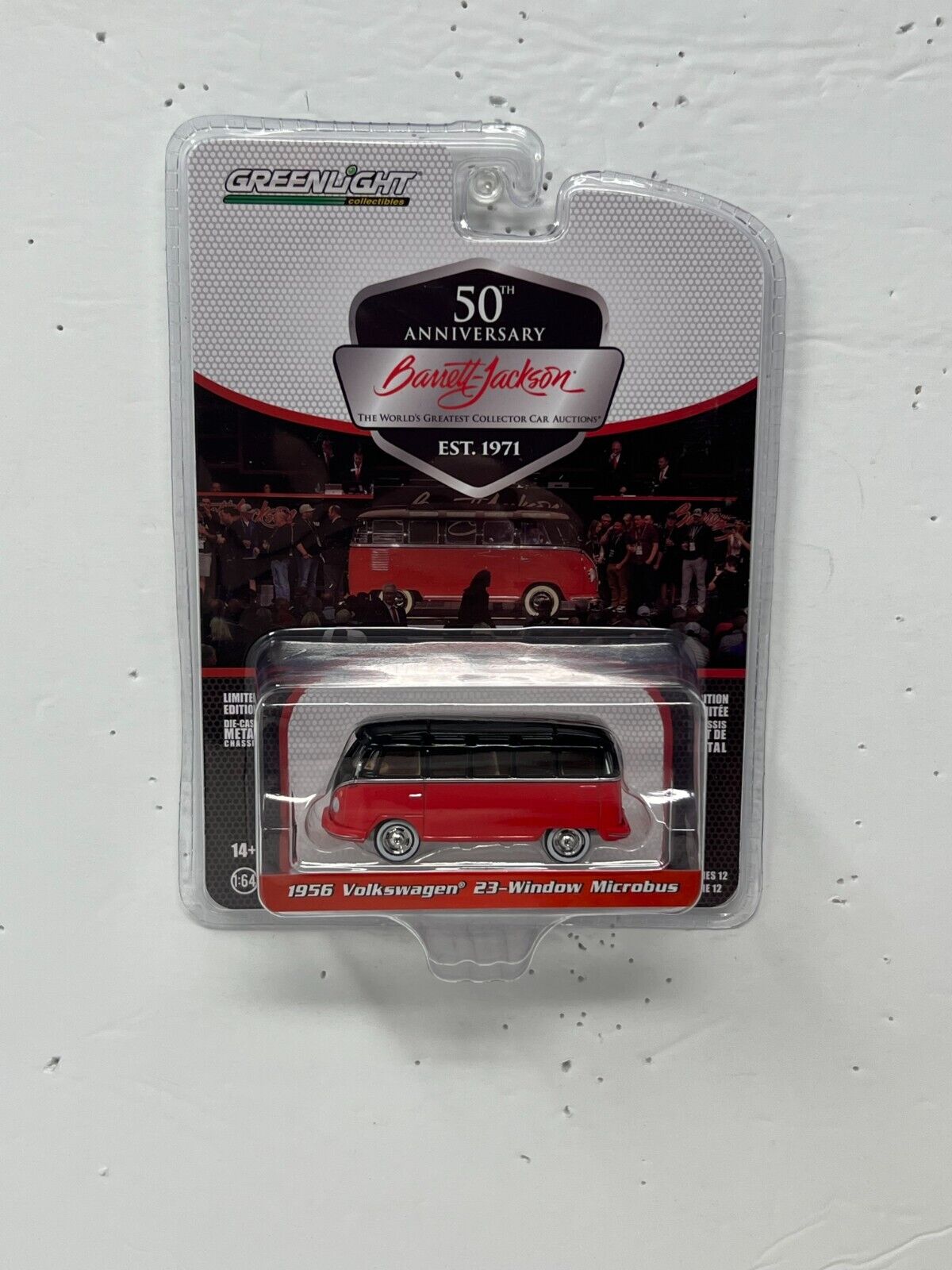 Greenlight Barrett-Jackson 1956 Volkswagen 23-Window Microbus 1:64 Diecast