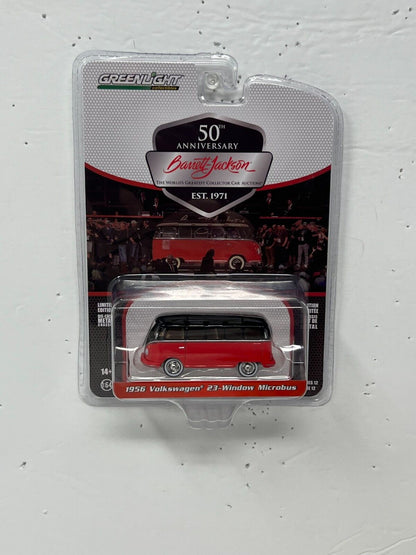 Greenlight Barrett-Jackson 1956 Volkswagen 23-Window Microbus 1:64 Diecast