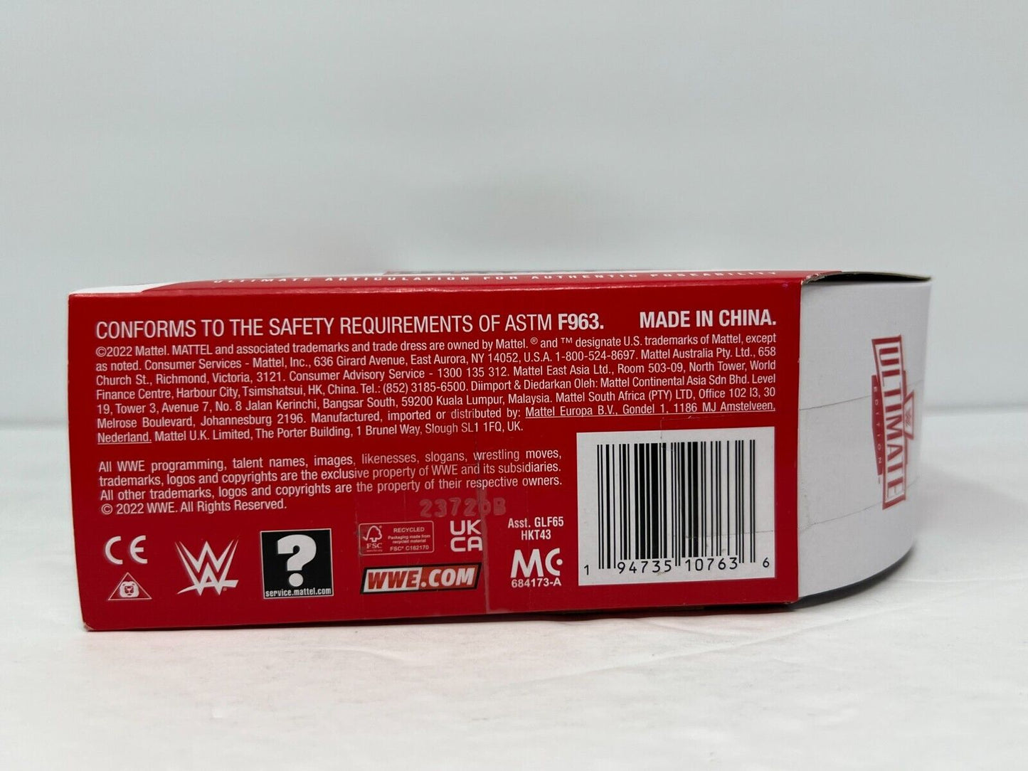 WWE Ultimate Warrior Ultimate Edition Series 15 Action Figure Mattel Toys