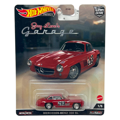 Hot Wheels Premium Jay Leno's Garage Mercedes-Benz 300SL 1:64 Diecast