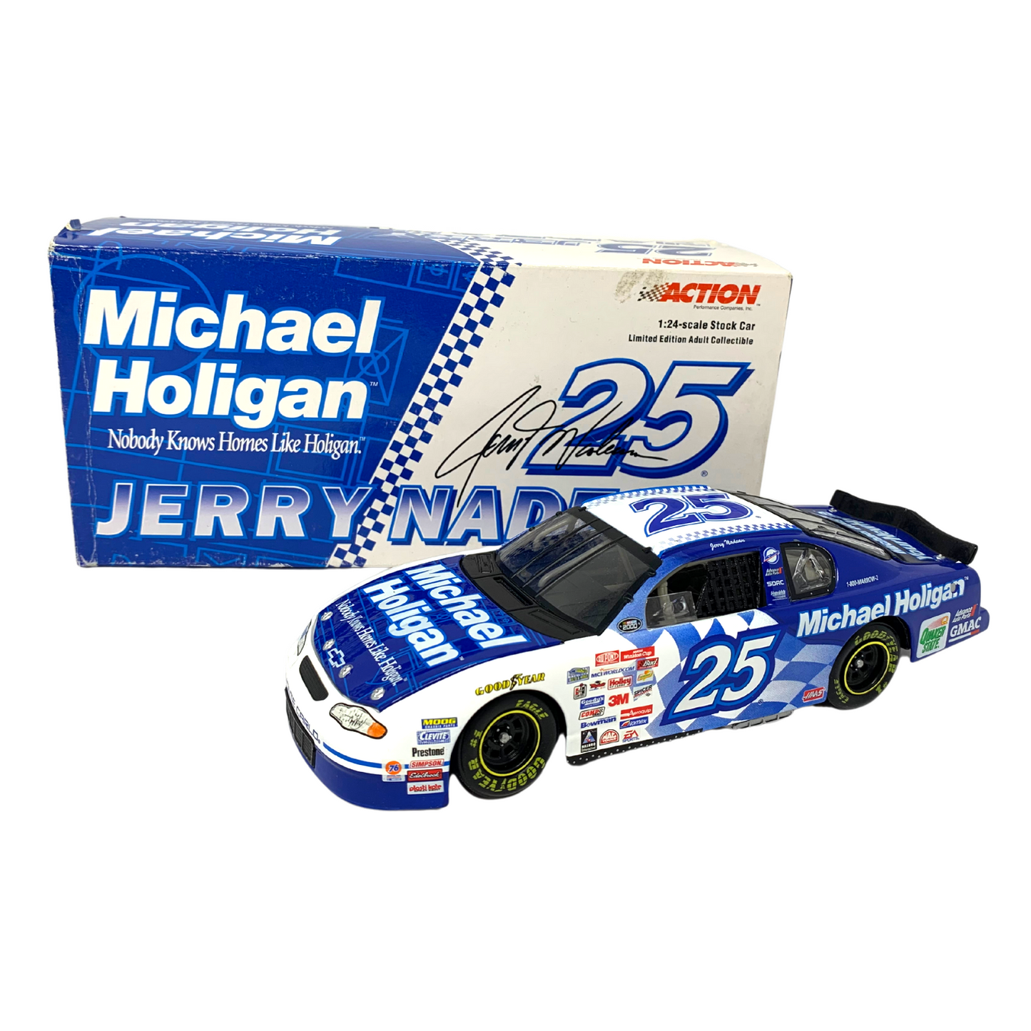 Action Nascar #25 Michael Holigan Jerry Nadeau 2000 Monte Carlo 1:24 Diecast