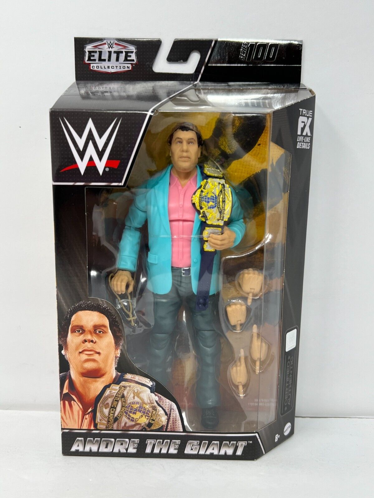 WWE Andre the Giant Elite Collection Series 100 Chase Action Figure With Belt