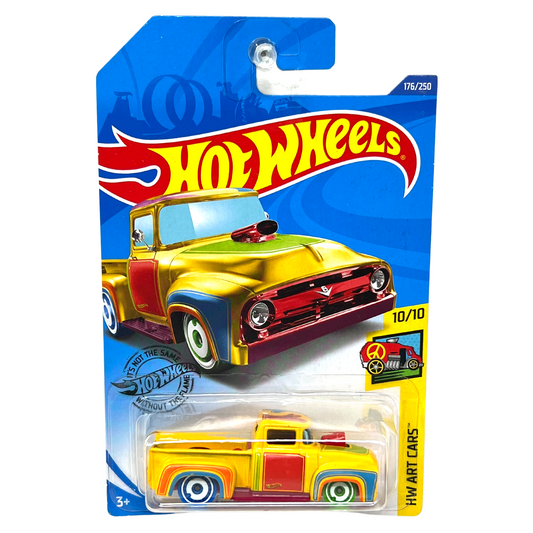 Hot Wheels Treasure Hunt HW Art Cars Custom '56 Ford Truck 1:64 Diecast