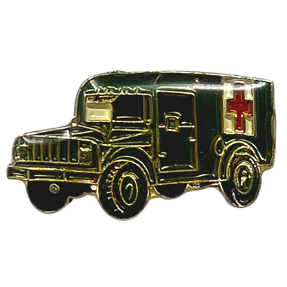 MASH Army Dodge WC54 Ambulance Automotive Lapel Pin