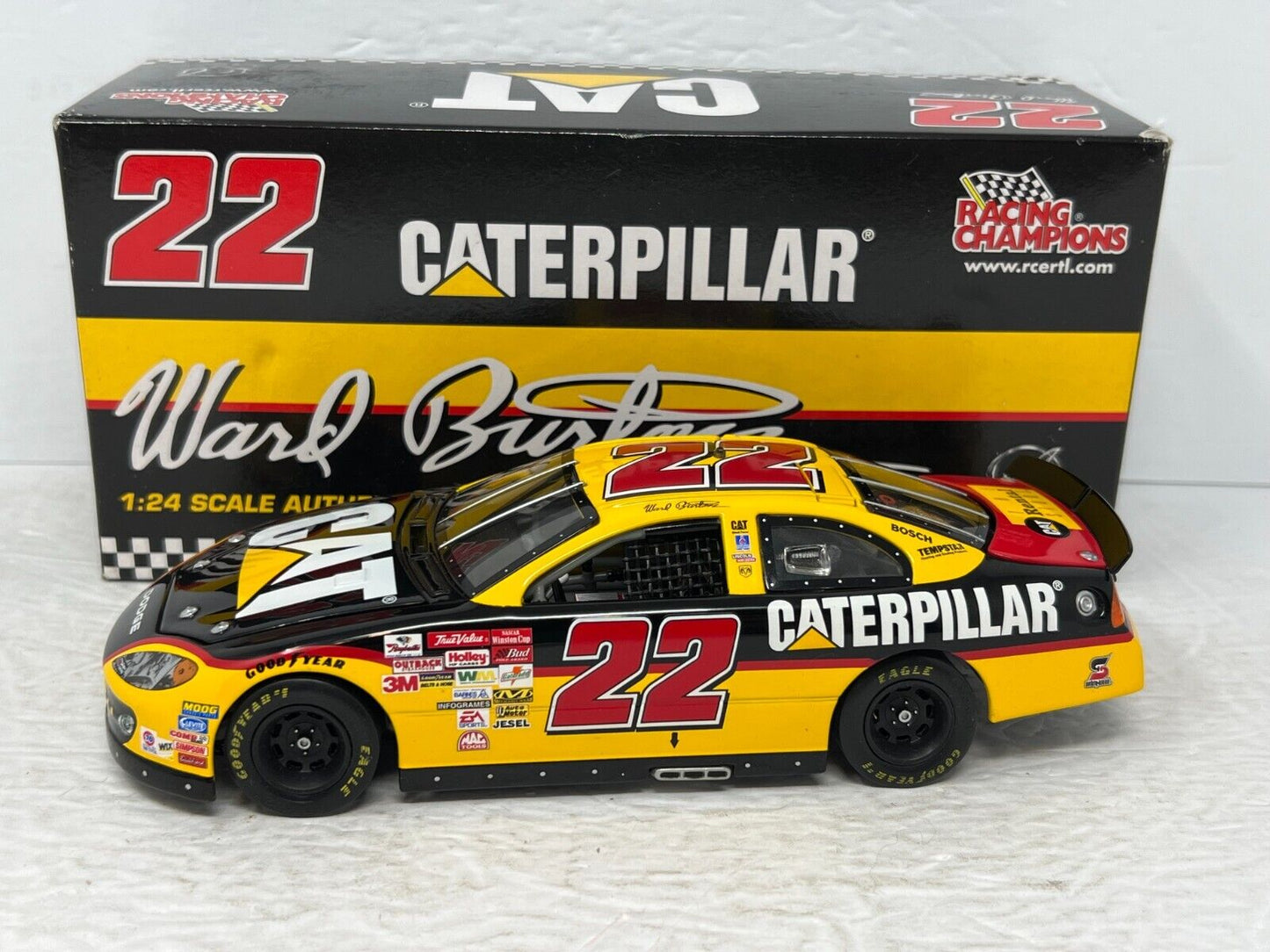 Ertl Racing Champions Nascar #22 Ward Burton Caterpillar Dodge 1:24 Diecast