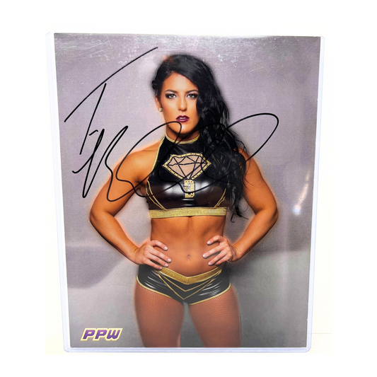 PPW Tessa Blanchard Signed 8X10 Photo One Man Band