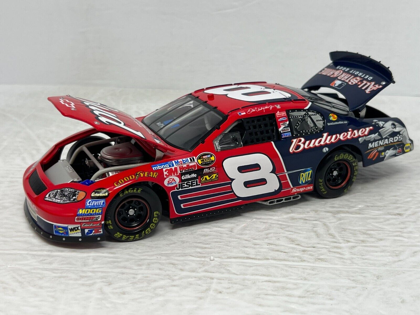 Action Nascar #8 Dale Earnhardt Jr Bud MLB All-Star GM Dealers 2005 1:24 Diecast