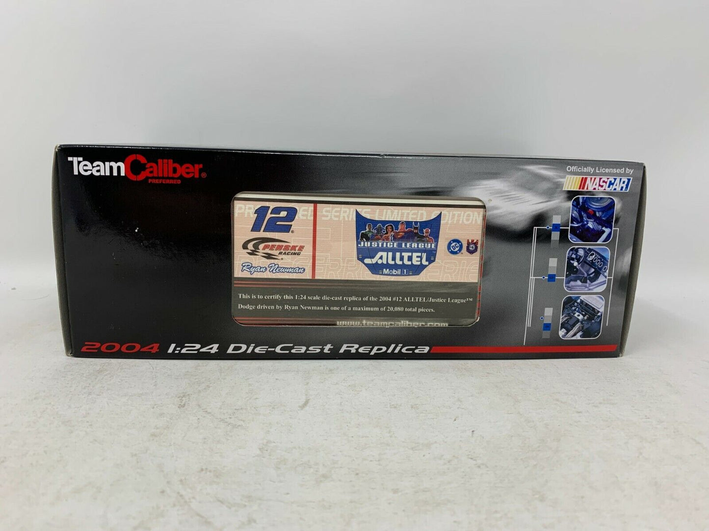 Team Caliber Nascar #12 Ryan Newman Alltel Justice League Dodge 1:24 Diecast