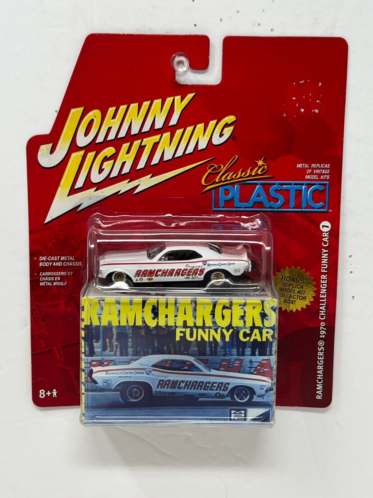 Johnny Lightning Ramchargers 1970 Challenger Funny Car 1:64 Diecast