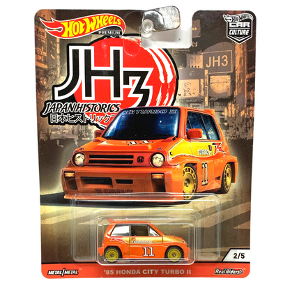 Hot Wheels Premium Car Culture Japan Historics Honda City Turbo II 1:64 Diecast