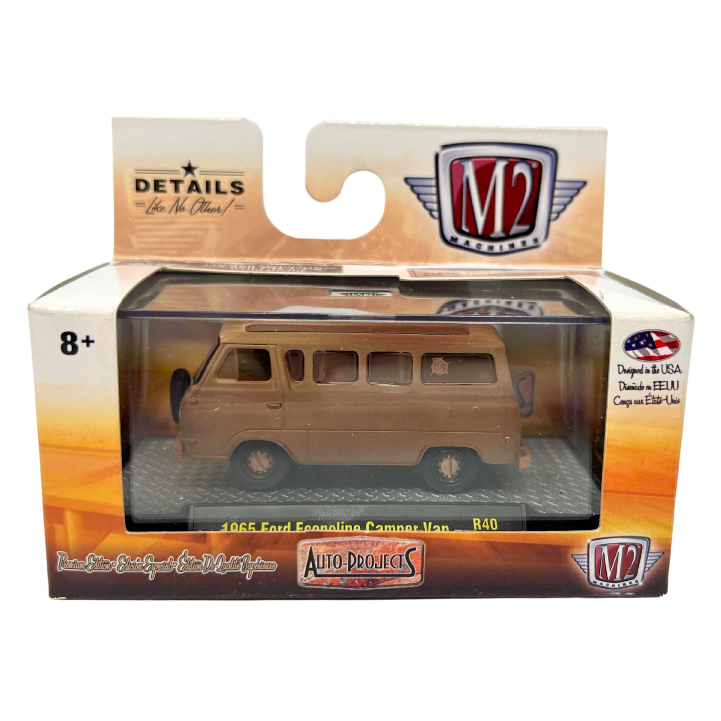 M2 Machines Auto-Projects 1965 Ford Econoline Camper Van R40 1:64 Diecast