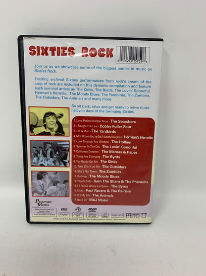 Sixties Rock (DVD, 2004) The Kinks The Zombies Music Concert Good Condition!!!