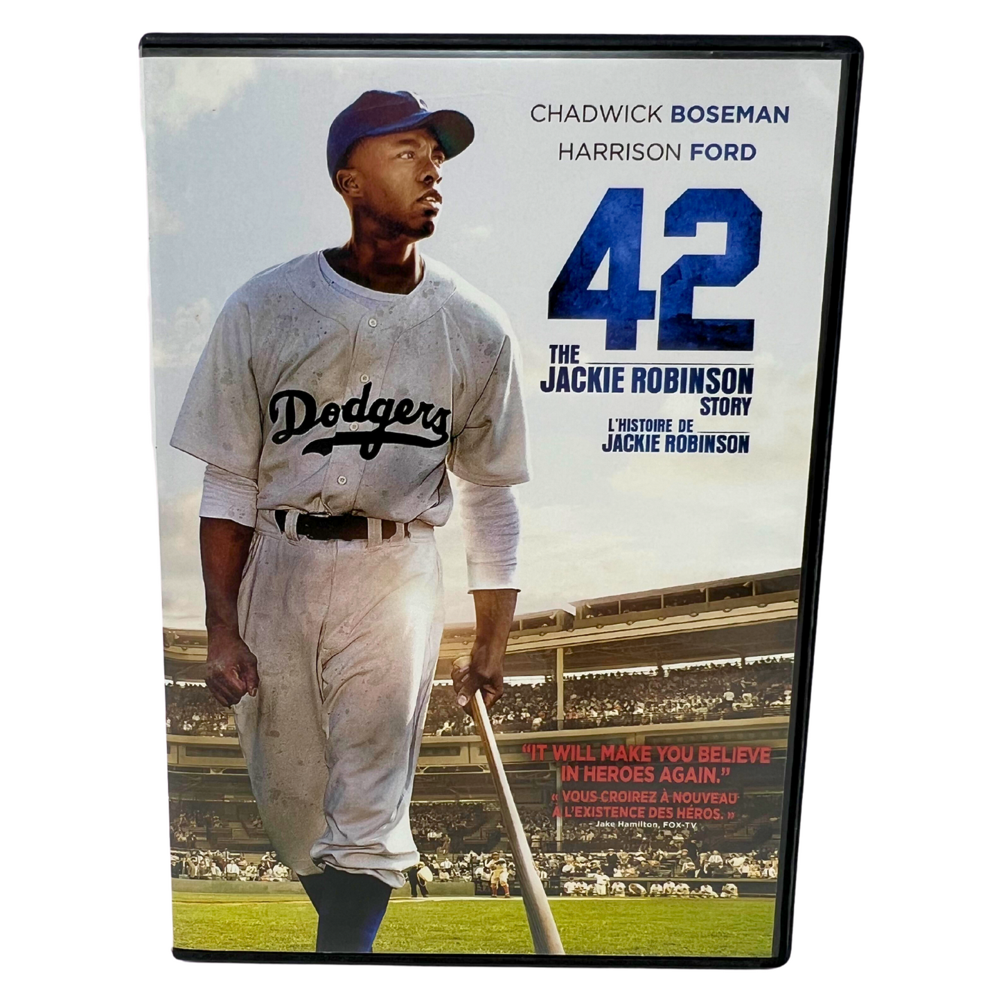 42 (DVD, 2013) Sports Chadwick Boseman Good Condition!!!