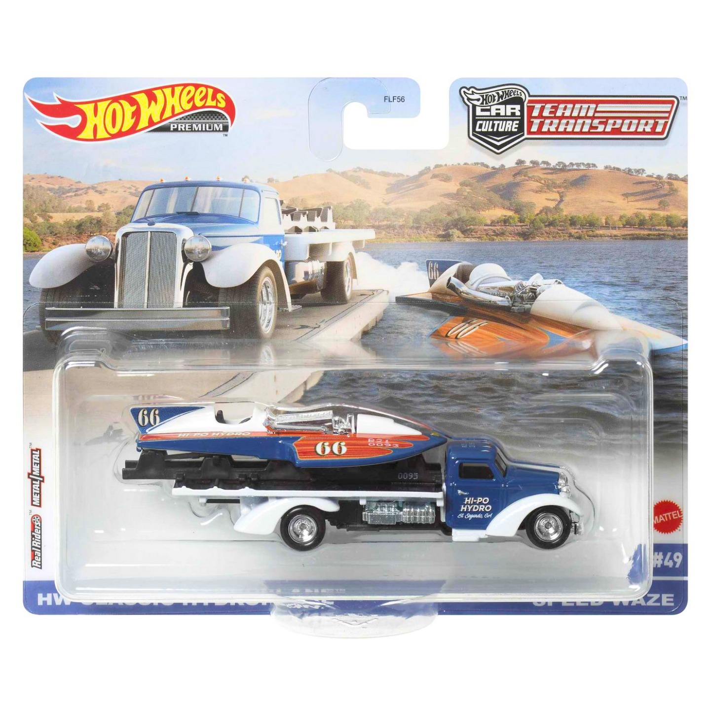 Hot Wheels Premium HW Classic Hydroplane #49 Team Transport 1:64 Diecast