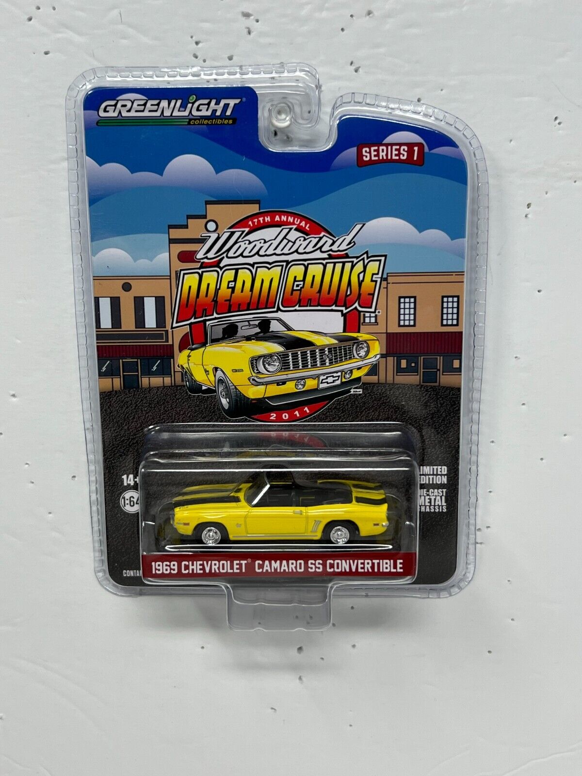 Greenlight Woodward Dream Cruise 69 Chevrolet Camaro SS Convertible 1:64 Diecast