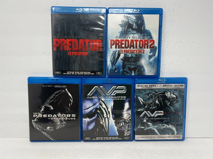 Predator 5-Movie Blu-ray Collection Action Movie Good Condition!!!