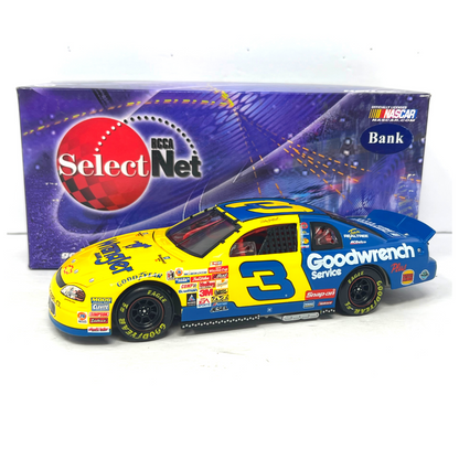 Action Nascar #3 Dale Earnhardt Sr. Goodwrench Wrangler Jeans BANK 1:24 Diecast