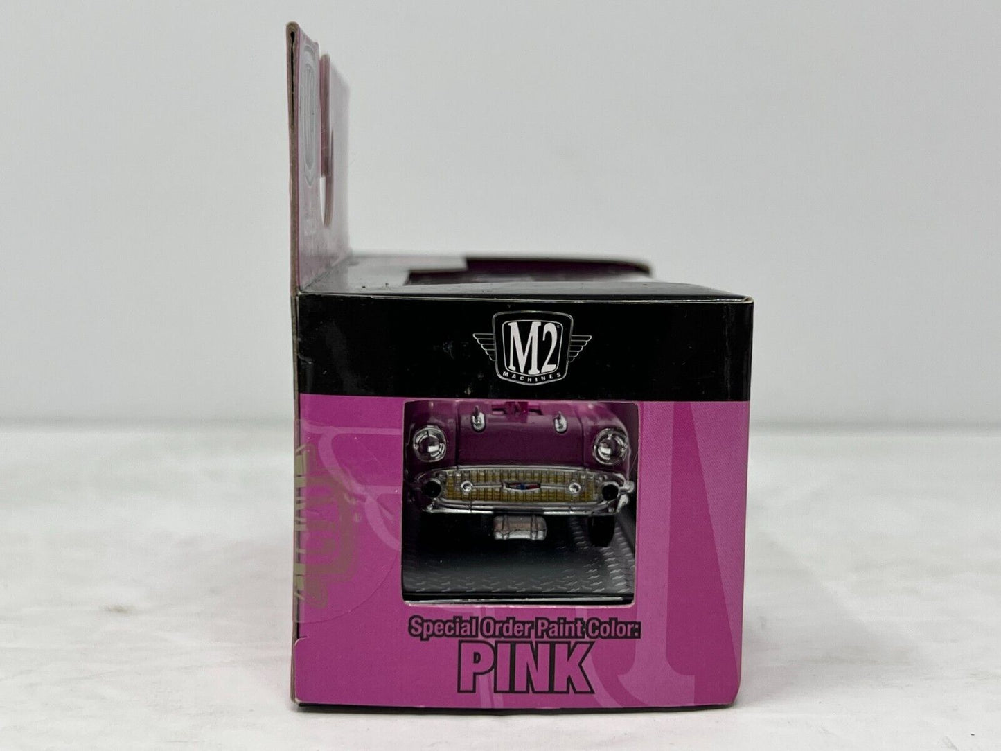 M2 Machines PINK 1957 Chevrolet Bel Air Gasser S92 1:64 Diecast