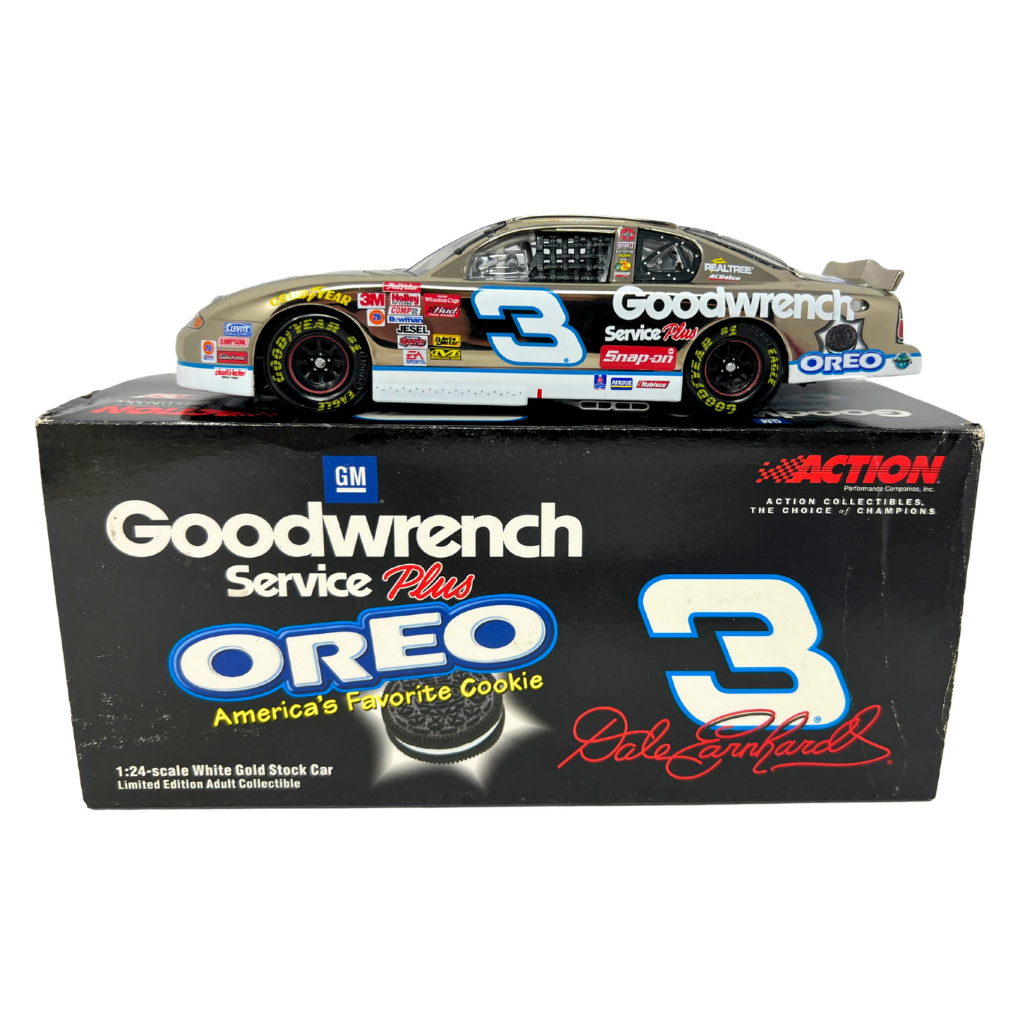 Action Nascar #3 Dale Earnhardt Sr. Oreo Goodwrench GM Dealers 2001 1:24 Diecast