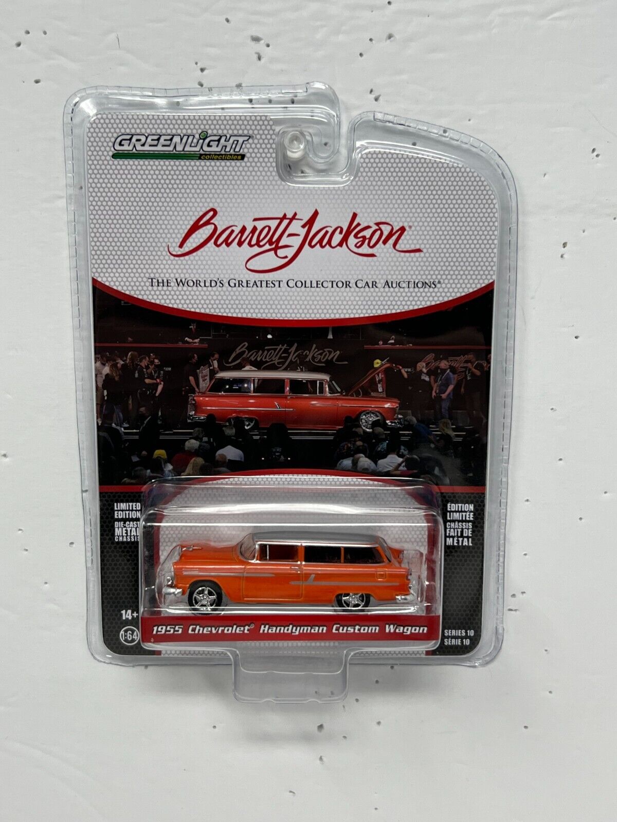 Greenlight Barrett-Jackson 1955 Chevrolet Handyman Custom Wagon 1:64 Diecast