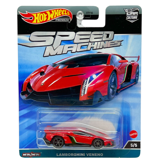 Hot Wheels Premium Speed Machines Lamborghini Veneno 1:64 Diecast