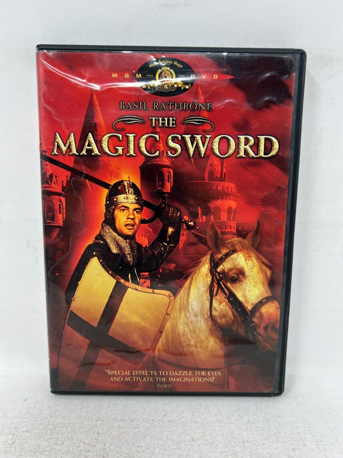 The Magic Sword (DVD, 2005) Fantasy Basil Rathbone Good Condition!!!